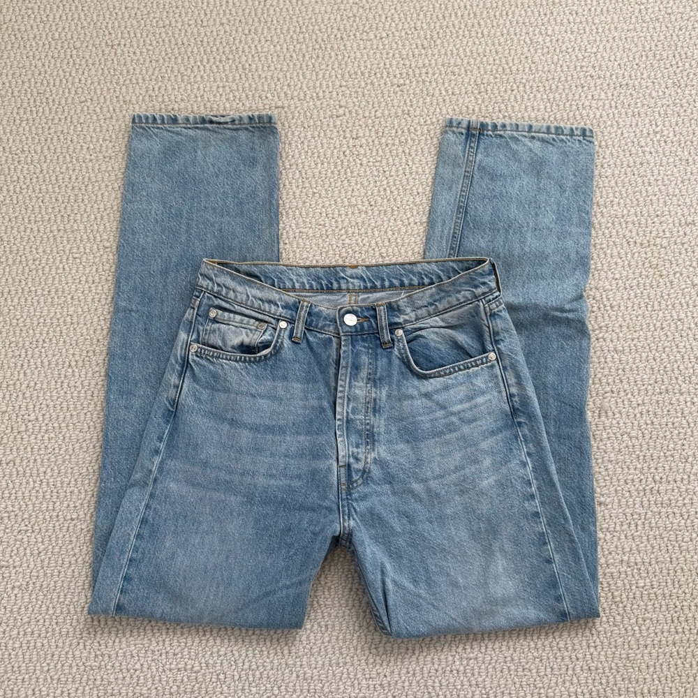 Djerf Avenue Relaxed Jeans Washed Blue - Picture 5 of 13